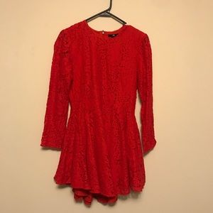 H&M Peplum Red Dress